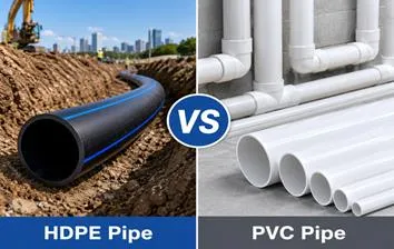 HDPE Pipe vs PVC Pipe: Which Pipe Is Better for Water Supply Projects?